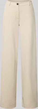 Freequent Wide Fit Stoffhose mit Viskose-Anteil Modell Nanni in Beige, Gr&ouml;&szlig;e XXL