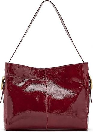 Hobo Render Shoulder Shoulder Womens Handbags Granite Gloss, Leather/Nubuck/Polyester
