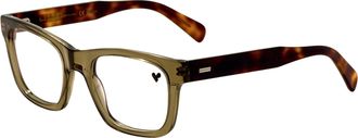 Paul Smith Mens Griffin 53mm Transparent Khaki Eyeglasses PSOP095-317-53