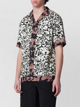 Dries Van Noten short sleeve shirt camp collar pocket