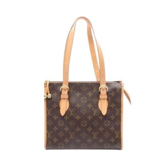 Louis Vuitton Pre-owned Shoulder Bags, female, Brown, Size: ONE SIZE Pre-owned Monogram Popincourt Shoulder Bag