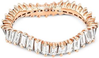 Suzanne Kalan Anello Waves in oro rosa 18 carati con diamanti