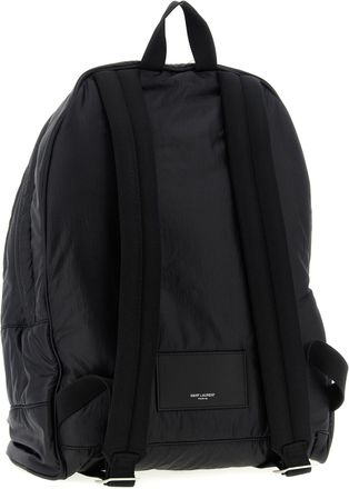 Saint Laurent Mens Black Calfskin Backpack