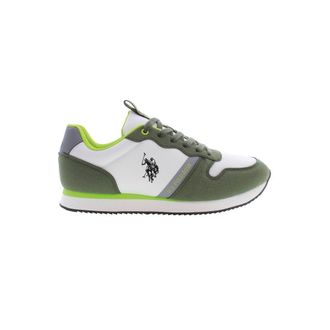 U.S.Polo Association Green Polyester Mens Mens Sneaker