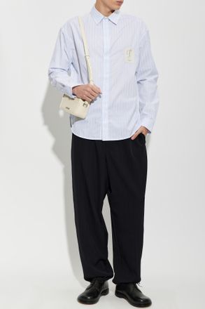 Jacquemus Cotton Shirt Simon, Mens, Blue