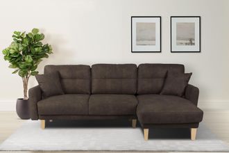 HOME AFFAIRE Ecksofa »TRIPLO optionale Schlafsofa mit Bettkasten, Masse B/T/H: 234/164/89 cm« L-Form wahlweise mit Bettfunktion - Liegefläche 132x210 cm