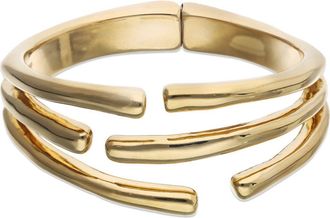UNOde50 18K Gold-Plated Bracelet in the Shape of Several Tubes at Nordstrom, Size Medium