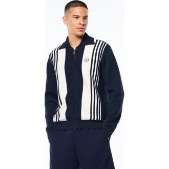 Sergio Tacchini Cipri Knit Cardigan in Maritime Blue at Nordstrom, Size Xxx-Large