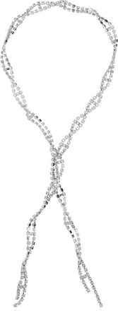 Balenciaga Ketting met Glinsterende Kristallen - Dames - Kettingen - Grijs - ONE Size - Accessoires