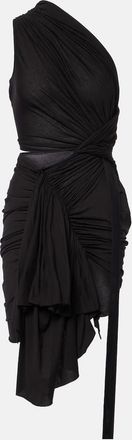 Rick Owens Abito midi DRKSHDW Fog in cotone