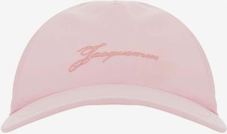 Jacquemus Baluchon Baseball Cap - Dames - Petten - Roze - 56 CM - Nylon - Accessoires