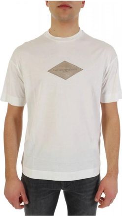 Emporio Armani Logo T-Shirt - Heren - T-shirts - Wit - XL - Katoen - Tops