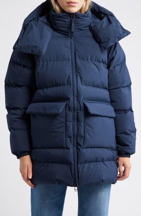 Helly Hansen Ellie Puffy Insulated Parka in Navy at Nordstrom, Size X-Large
