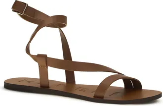 Maneb&igrave; Womens Canyon Leather Sandals Tan Gladiator Calf Bos Taurus