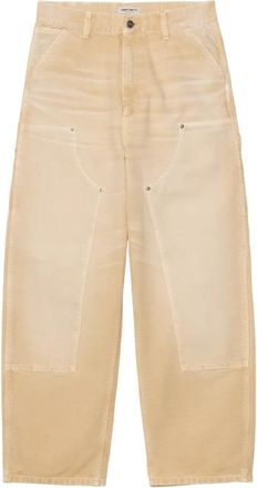 Carhartt Work in Progress Brandon Double Knee Pant - Dames - Loose Fit Jeans - Bruin - S - Katoen - Jeans