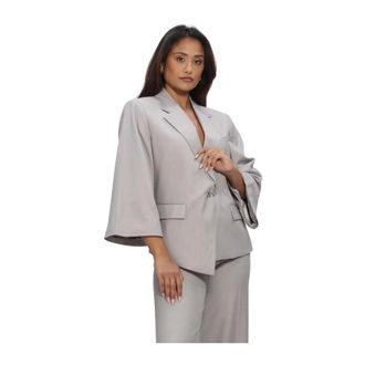 Copenhagen Muse Cmtenna Blazer - Dames - Jassen - Grijs - Maat: M Leer