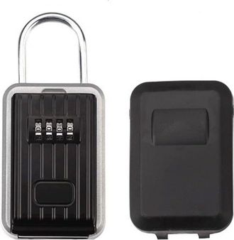OEM Caja De Seguridad Para Llaves De Pared, Candado De Combinaci&oacute;n Impermeable, Almacenamiento Seguro De Llaves, Aleaci&oacute;n De Aluminio, Cerradura De Seguri