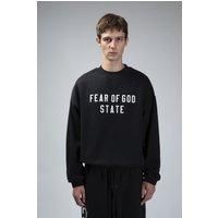 Fear of God 90s Fit Fleece Crewneck Jet Black