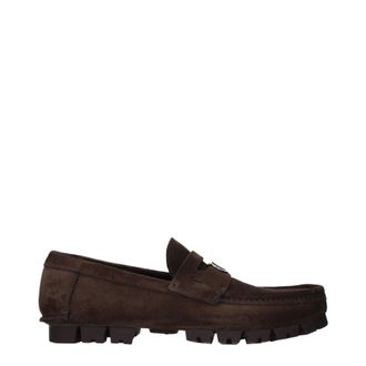 Ferragamo Dougan Herens Loafers Su&egrave;de Bruin/Donkerbruin