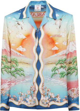 Casablanca Printed Silk Shirt