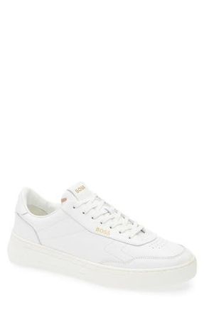 BOSS Baltimore Tennis Sneaker in White at Nordstrom Rack, Size 12Us / 11Uk