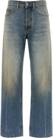 Maison Margiela Straight-leg Jeans - Dames - Regular Fit Jeans - Blauw - W26 - Katoen - Jeans