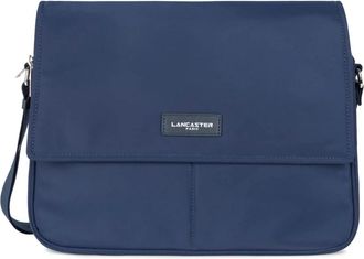 Lancaster Magnetische Flap Schoudertas Basic Vita - Dames - Schoudertassen - Blauw - ONE Size - Tassen