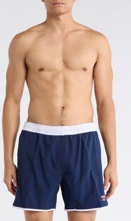 Speedo Logo Volley Swim Trunks in Navy at Nordstrom Rack, Size Xx-Large