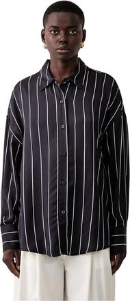 Guess Gestreepte Oversized Shirt - Dames - Overhemden - Veelkleurig - L - Overhemden