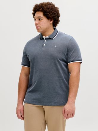Jack & Jones Plus Size Jack & Jones PlusSize JJEPAULOS POLO SS NOOS PLS mit Logo Stickerei