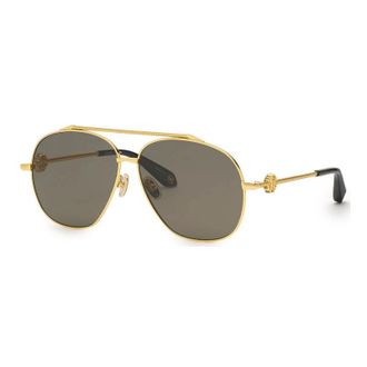 Roberto Cavalli SRC008V Aviator Full Rim Sunglasses - Gold