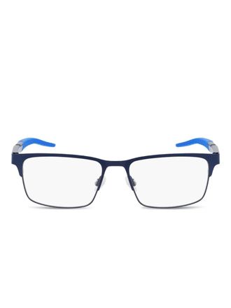 Nike rectangle-frame glasses - Blue