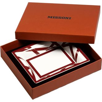 Missoni Nastri Bordeaux Rectangular Large Tray at Nordstrom