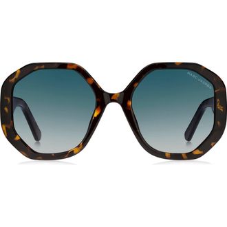 Marc Jacobs 53mm Gradient Round Sunglasses in 0086-08 at Nordstrom Rack