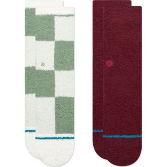 Stance Patchwork Assorted 2-Pack Crew Socks Gift Box Set in Multi Pack at Nordstrom Rack, Size Small