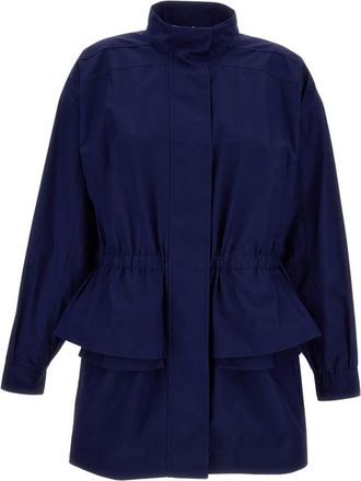 Fendi Parkas, female, Blue, Size: XS Blouson