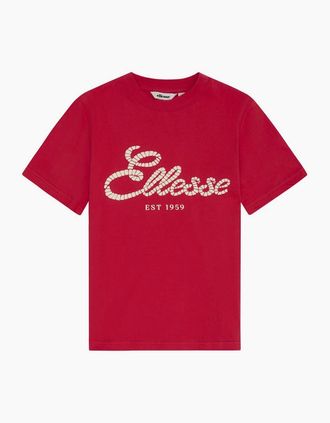 Ellesse Womens Ferano Tee - Red - Size: 10