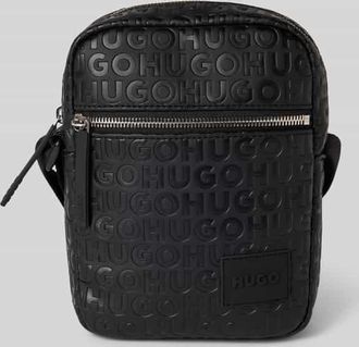 HUGO BOSS Umhängetasche mit Label Patch Modell ETHON in Black, Größe 1