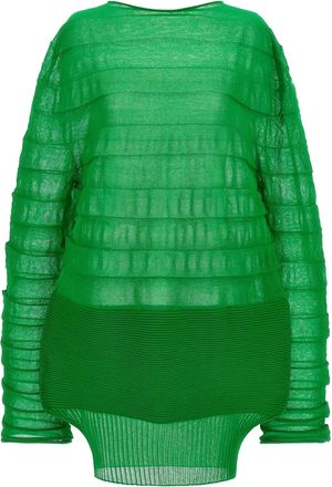 Issey Miyake Bicolor Polyester Womens Sweatshirt