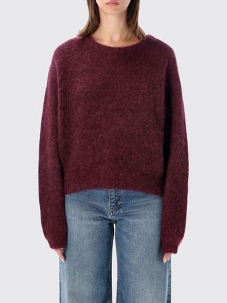 American Vintage Maglia girocollo in lana di alpaca relaxed fit