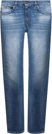 Versace Cotton Logo Denim Jeans - Heren - Regular Fit Jeans - Blauw - W32 - Denim - Jeans