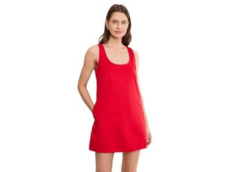 Joe's The Scoop Neck Mini Dress Womens Dress Cherry Red : LG, Cotton