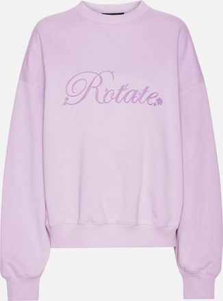 Rotate Sunday Dames Rotate Sunday Heavy Crewneck Sweatshirt in Lila