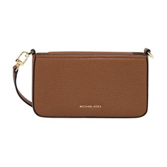 Michael Kors Bryant Small Pebbled Leather Convertible Pochette - Bags - Mujer - Marr&oacute;n - ONE SIZE