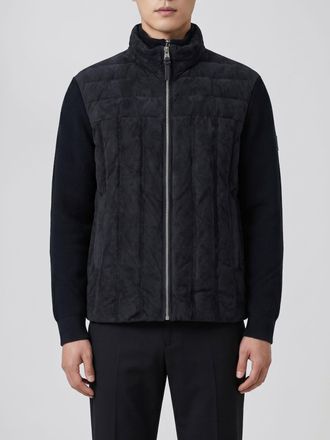 Mackage Giacca Landen in pelle scamosciata e lana vergine
