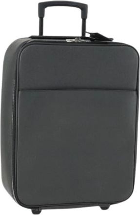 Louis Vuitton Pre-owned Weekend Bags, female, Black, Size: ONE SIZE Pre-owned Vintage Leather Travel Bag