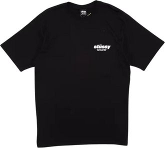 St&uuml;ssy Rollers Tee - Heren - T-shirts - Zwart - M - Katoen - Tops