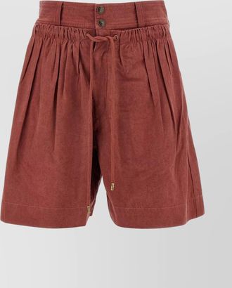 Isabel Marant cotton wide-leg knee-length shorts