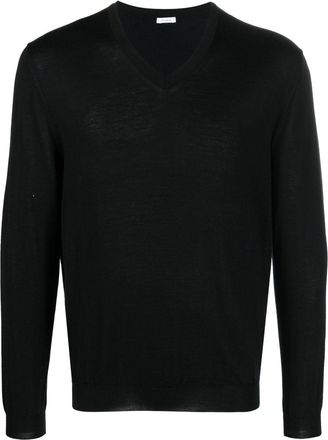 Malo V-neck cashmere knit jumper - men - Cashmere - 56 - Black