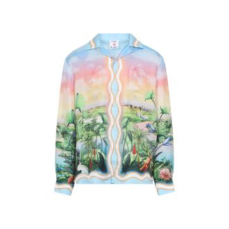 Casablanca Cuban Collar L/S Shirt